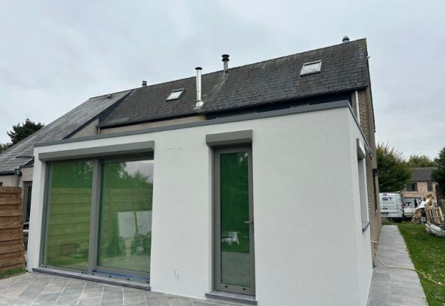 Projet de transformation et d'extension : chantier terminé à Enghien